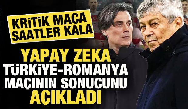Ma&ccedil;a saatler kala yapay zeka, T&uuml;rkiye-Romanya ma&ccedil;ının sonucunu a&ccedil;ıkladı