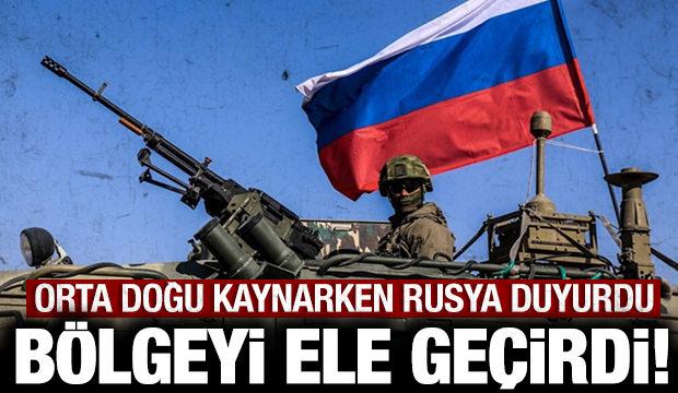 Orta Doğu kaynarken Rusya'dan son dakika a&ccedil;ıklaması: O b&ouml;lgeyi ele ge&ccedil;irdik!