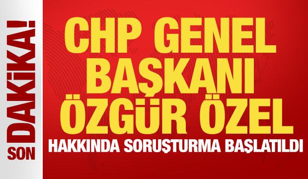 &Ouml;zg&uuml;r &Ouml;zel&rsquo;e &lsquo;Cumhurbaşkanına hakaret&rsquo; su&ccedil;undan soruşturma başlatıldı