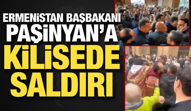 Paşinyan'a kilisede saldırı girişimi