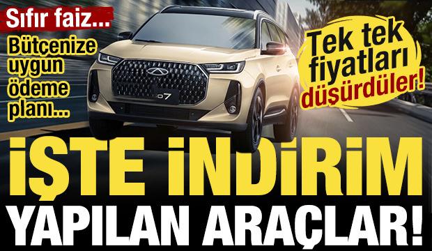 Peş peşe indirime gittiler! Sıfır faiz! İşte indirim yapılan otomobiller...