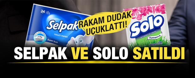 Selpak ve Solo 600 milyon dolara satıldı: İşte yeni sahibi