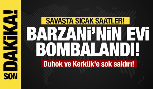 Son dakika... Duhok ve Kerk&uuml;k'e şok saldırı: Ne&ccedil;irvan Barzani&rsquo;nin evi hedef alındı