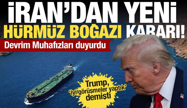 Son dakika: İran'dan yeni 'H&uuml;rm&uuml;z Boğazı' a&ccedil;ıklaması! 