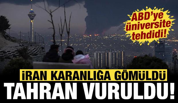 Son dakika: Tahran'da enerji tesisleri vuruldu, İran'dan ABD'ye &uuml;niversite tehdidi geldi