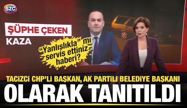 S&ouml;zc&uuml; TV'de taciz skandalındaki CHP'li isim AK Partili belediye başkanı olarak tanıtıldı