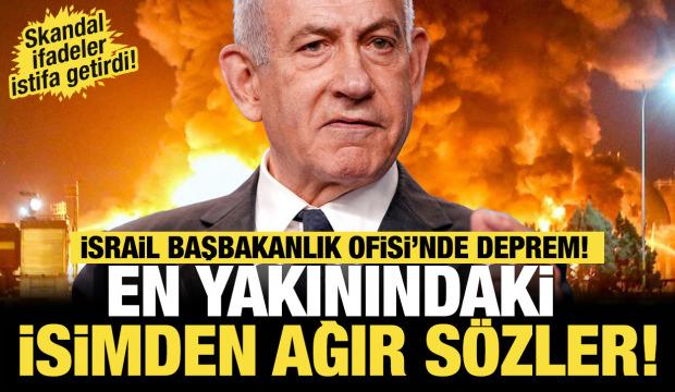 Tel Aviv'de flaş istifa: "Bibi'nin işi bitti!"