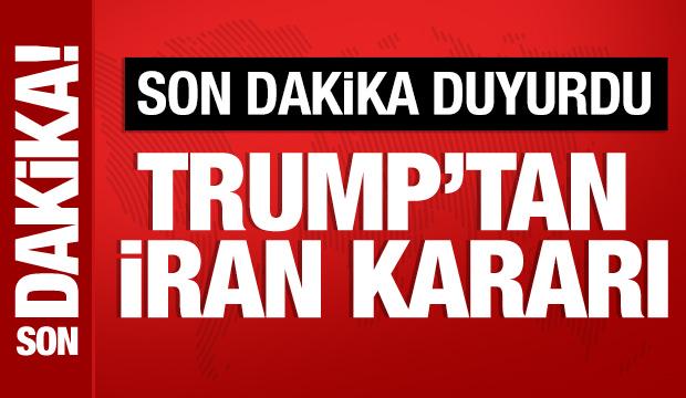 Trump, İran'a verdiği s&uuml;reyi uzattı