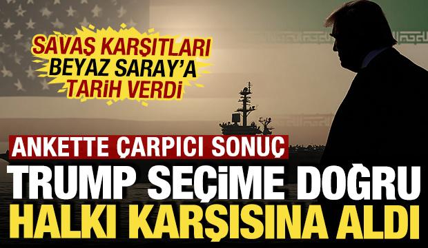 Trump se&ccedil;ime doğru halkı karşısına aldı: Ankette &ccedil;arpıcı sonu&ccedil;