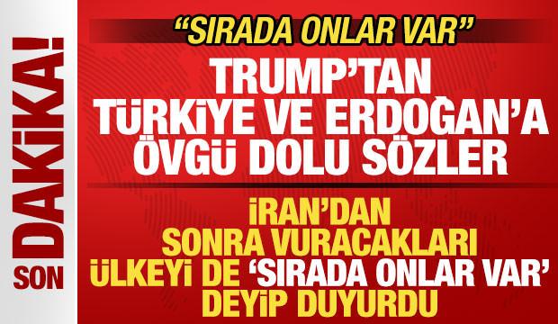Trump'tan T&uuml;rkiye ve Erdoğan a&ccedil;ıklaması! İran'dan sonra vuracakları &uuml;lkeyi de a&ccedil;ıkladı
