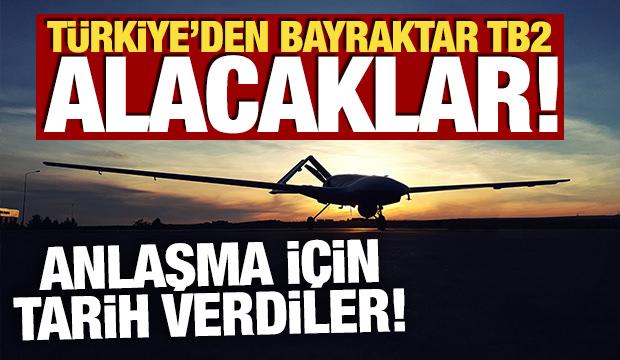 T&uuml;rkiye'den Bayraktar TB2 alacaklar! Anlaşma i&ccedil;in tarih verdiler
