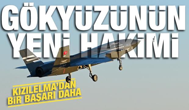 T&uuml;rkiye'nin insansız savaş u&ccedil;ağı KIZILELMA g&ouml;ky&uuml;z&uuml;nde