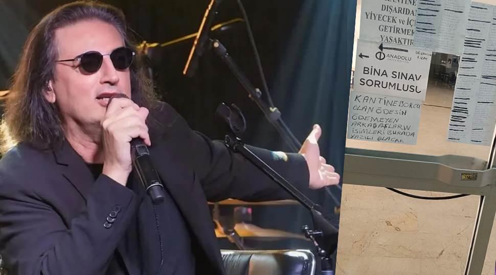 &Uuml;nl&uuml; şarkıcı &Ccedil;elik borcunu &ouml;demeyen &ouml;ğrencileri ifşa eden kantinciye ateş p&uuml;sk&uuml;rd&uuml;!