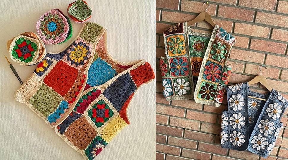 2026 tığ işi yelek modelleri! Birbirinden g&uuml;zel pinterest tığ işi yelek modelleri