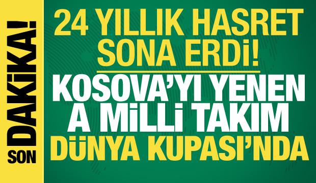24 yıllık hasret sona erdi! A Milli Takım D&uuml;nya Kupası'nda