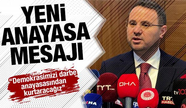 Bakan G&uuml;rlek'ten yeni anayasa mesajı