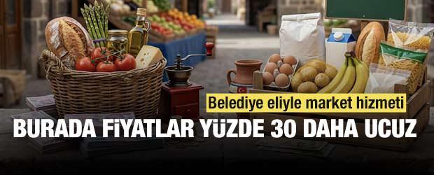 Belediye eliyle market hizmeti: Burada fiyatlar y&uuml;zde 30 daha ucuz
