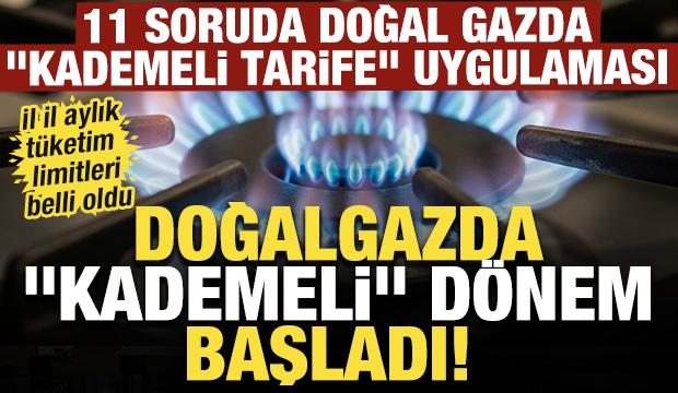 Doğalgazda kademeli tarife devri: Faturada limit aşımına dikkat