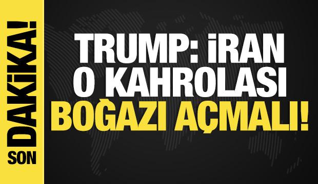 Son dakika: Trump'tan İran'a k&uuml;f&uuml;rl&uuml; tehdit! G&uuml;n verdi: B&ouml;ylesi daha &ouml;nce yaşanmadı