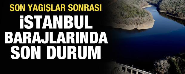  İstanbul&rsquo;da barajlarda doluluk oranında son durum