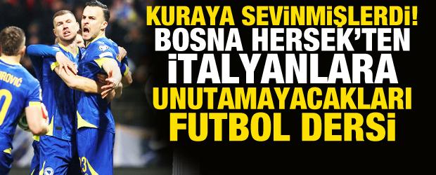 İtalyanlar sevinmişti! Bosna Hersek tarih yazarak D&uuml;nya Kupası vizesi aldı