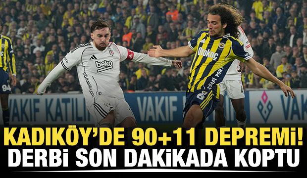 Kadık&ouml;y'de 90+11 depremi! Derbi son dakikada koptu
