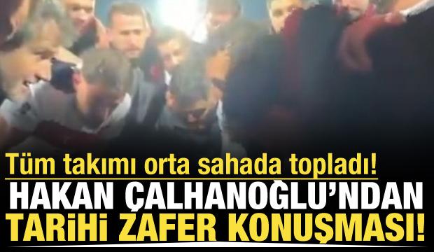 Kaptan Hakan &Ccedil;alhanoğlu'ndan tarihi konuşma