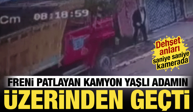 Kocaeli'de korkun&ccedil; olay! Freni patlayan kamyon yaşlı adamı ezdi ge&ccedil;ti