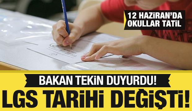 LGS tarihi belli oldu: Bakan Tekin duyurdu!