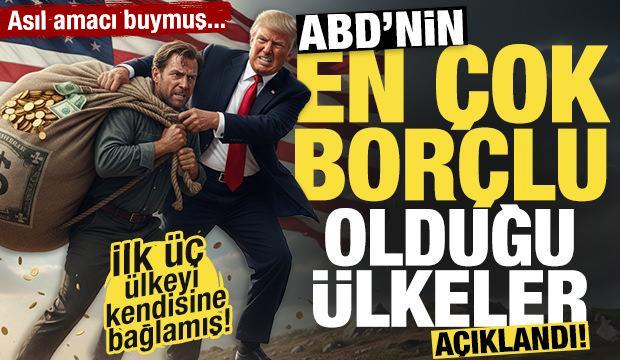 Meğer ger&ccedil;ek amacı buymuş! Nasdaq ABD'nin en &ccedil;ok bor&ccedil;lu olduğu &uuml;lkeleri a&ccedil;ıkladı!