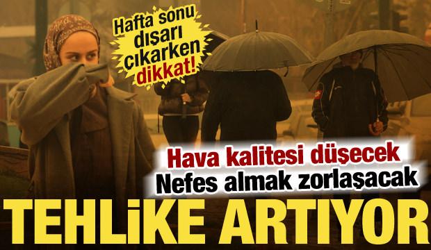Meteoroloji'den hafta sonu uyarısı: &Ccedil;&ouml;l tozu kaplayacak! 13 ilde sarı alarm