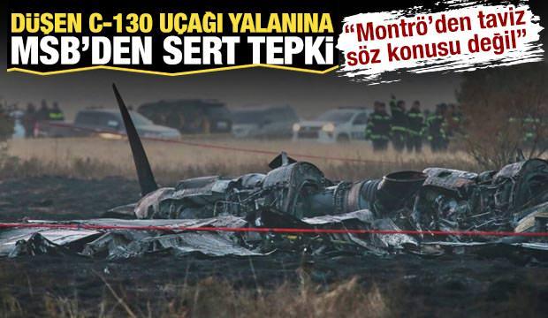 MSB'den C-130 yalanına sert tepki