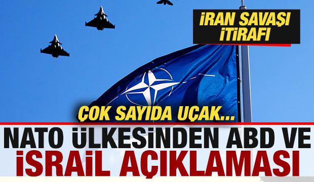 NATO &uuml;lkesinden ABD ve İsrail a&ccedil;ıklaması! İran savaşı itirafı! &Ccedil;ok sayıda u&ccedil;ak...