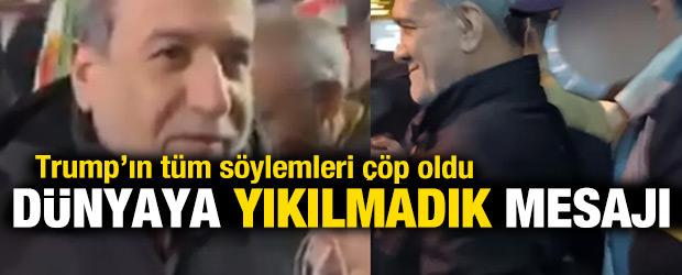 Pezeşkiyan ve Arak&ccedil;i halkın arasına karıştı: Rejim ayakta; yıkılmadı ve burada