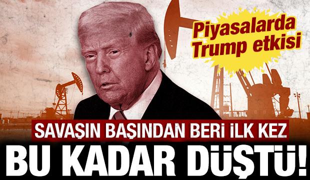 Piyasalarda Trump etkisi: Savaşın başından beri ilk kez bu kadar d&uuml;şt&uuml;!