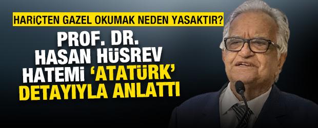 Prof. Dr. Hatemi T&uuml;rk m&uuml;ziği yasağının bilinmeyen detaylarını paylaştı