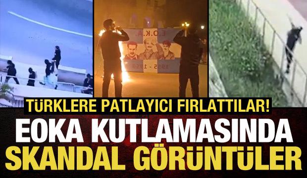 Rum gruplar KKTC tarafındaki sivillere patlayıcı fırlattı