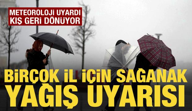 Sağanak yağış geri d&ouml;n&uuml;yor: Meteoroloji uyardı! Hava 8 derecek d&uuml;şecek