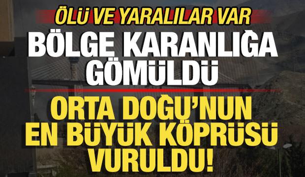 Savaş kızıştı! ABD ve İsrail Orta Doğu'nun en b&uuml;y&uuml;k k&ouml;pr&uuml;s&uuml;n&uuml; vurdu! &Ouml;l&uuml; ve yaralılar var
