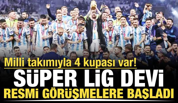 Sergen Yal&ccedil;ın onayladı, ilk g&ouml;r&uuml;şme yapıldı! Kartal Arjantin'in kalbini istiyor