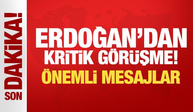 Son Dakika: Erdoğan'dan Ne&ccedil;irvan Barzani ile kritik g&ouml;r&uuml;şme