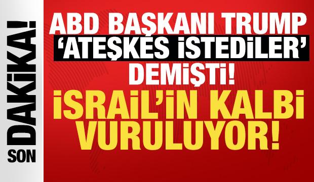 Son dakika haberi: İran İsrail'i &ccedil;ok sert vuruyor: Tel Aviv'de sirenler &ccedil;alıyor!