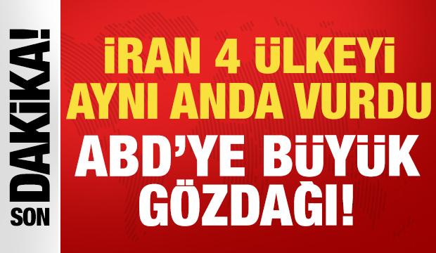 Son dakika: İran 4 &uuml;lkeyi aynı anda vurdu! ABD'ye b&uuml;y&uuml;k g&ouml;zdağı verdiler...