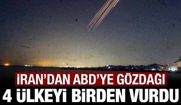 Son dakika: İran 4 &uuml;lkeyi aynı anda vurdu! ABD'ye b&uuml;y&uuml;k g&ouml;zdağı verdiler...