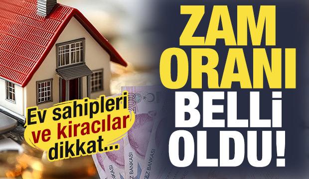 Son Dakika: Nisan ayı kira zam oranı a&ccedil;ıklandı! Kira fiyatı ne kadar arttı?