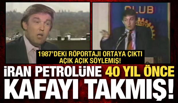 Trump İran petrol&uuml;ne 40 yıl &ouml;nce kafayı takmış! 1987'deki r&ouml;portajı ortaya &ccedil;ıktı