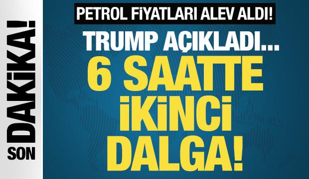 Trump 'İran'ı Taş Devri'ne geri g&ouml;ndereceğiz' dedi! Petrol fiyatları u&ccedil;tu!