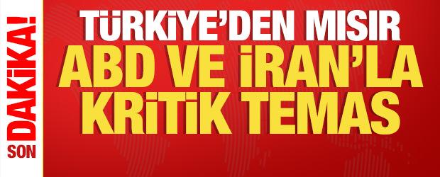 T&uuml;rkiye'den, İran, ABD ve Mısır'la kritik temas! Bakan Fidan'dan barış diplomasisi