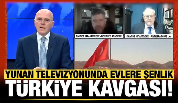Yunan televizyonunda evlere şenlik T&uuml;rkiye kavgası...Korku uykularını ka&ccedil;ırdı!