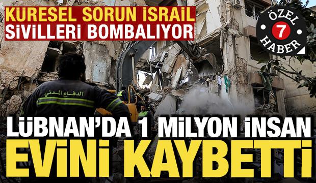 1 milyon insan evini terk etti: Soykırımcı İsrail, L&uuml;bnan'ı bombalıyor